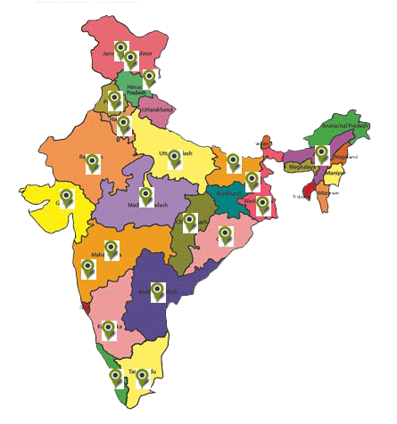 LegAccord's Locations - India